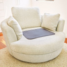 Chair Pad, 50x60cm, Grey