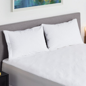 Impression, Tencel Jacquard, Pillow Protector Absorbs 500ml Standard - 48x73cm Twin Pack 43026