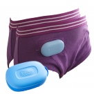 Pjama Bedwetting Treatment KIT Unisex Briefs (PURPLE) & Alarm SMALL (158-164) 