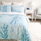 Botanica, Water Resistant, Pillow Case, Blue - Standard