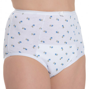 La Floral, Absorbent, Waterproof, Floral, High Waisted Brief - Medium BD3013FM