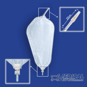 Bendi Bag 1.3L Sterile 22cm Tube Swing Tap 701.1222s