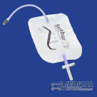 Strobus T-Tap 30cm inlet 750ml Leg Bag - Sterile (straps not included)